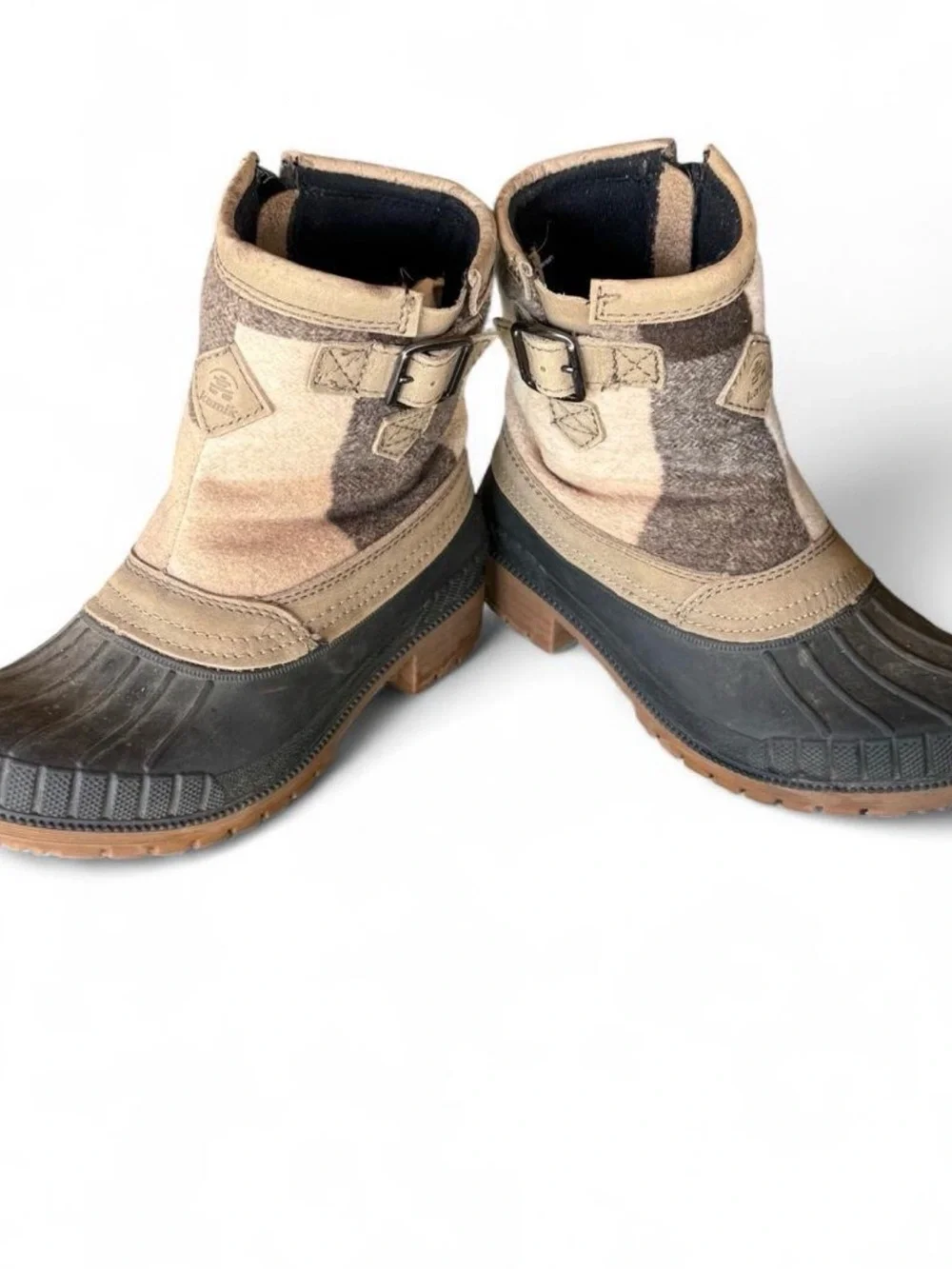 Kamik Avelle Plaid Winter Boots – Women’s Size 8